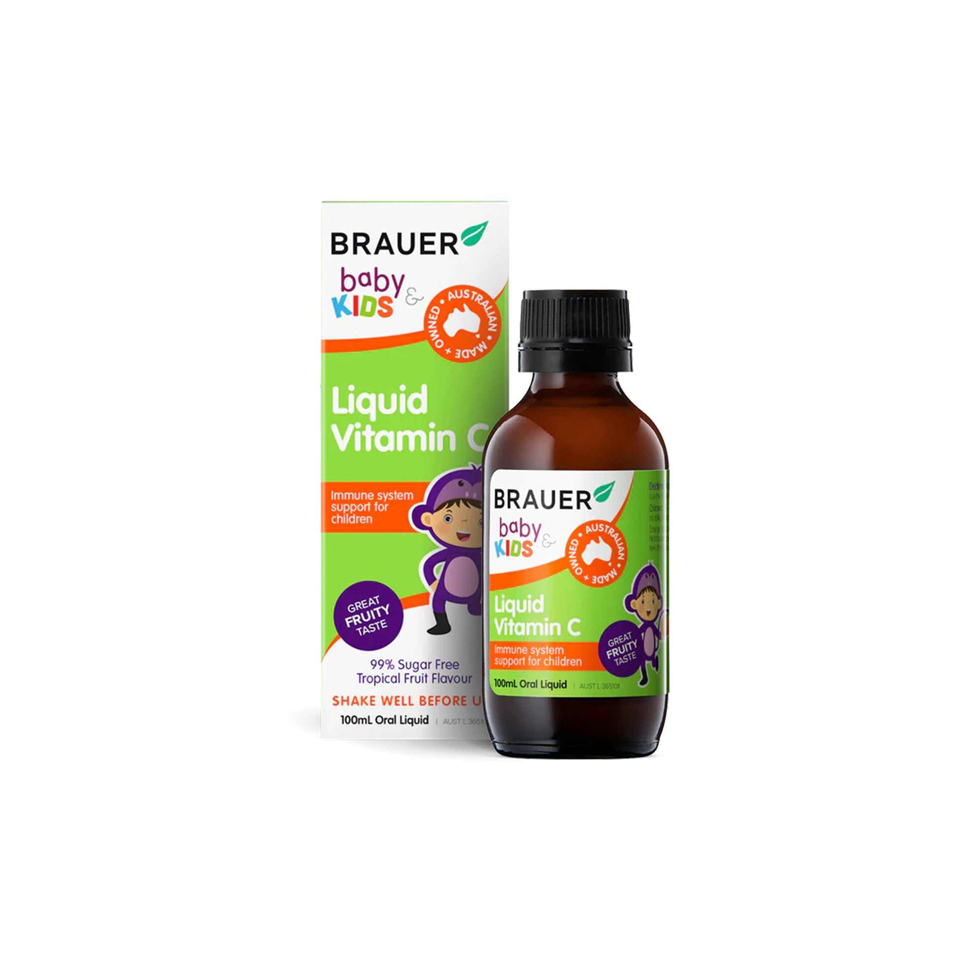 Baby & Kids Liquid Vitamin C - 100ml - Brauer | MLC Space