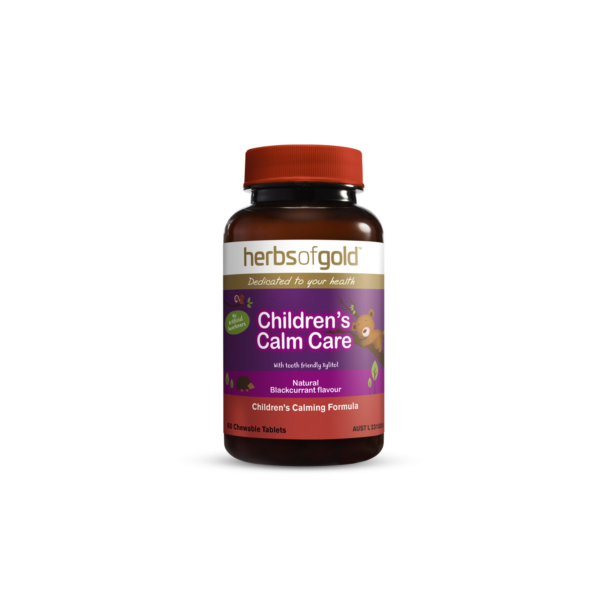 Children's Calm Care - 60 Tablets - Herbs of Gold | MLC Space