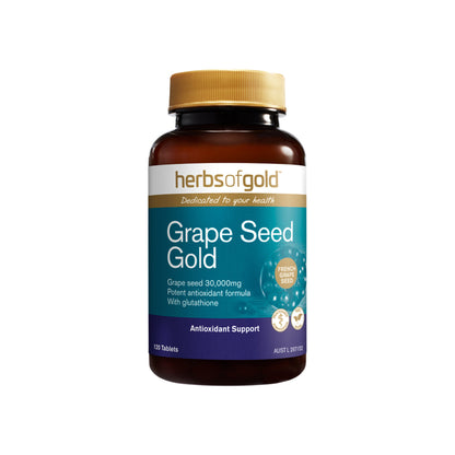 Grape Seed Gold 120 Tablets - Herbs of Gold | MLC Space
