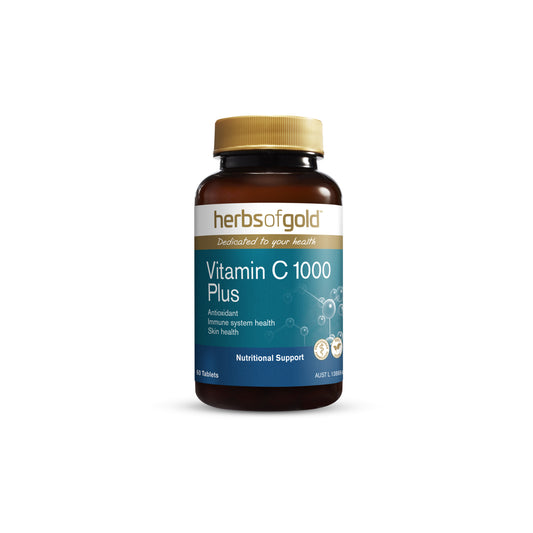 Vitamin C 1000 Plus - 60 Tablets - Herbs of Gold | MLC Space