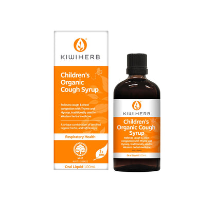 Children's Organic Cough Syrup 100ml with Box - KiwiHerb | MLC Space