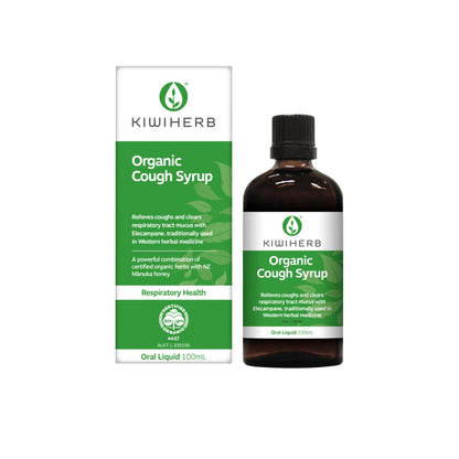 Organic Cough Syrup 100ml with Box - KiwiHerb | MLC Space