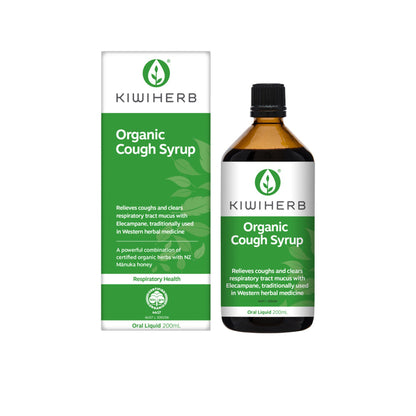 Organic Cough Syrup 200ml with Box - KiwiHerb | MLC Space